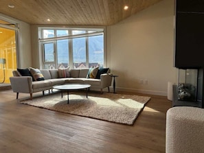 Living room with incredible views