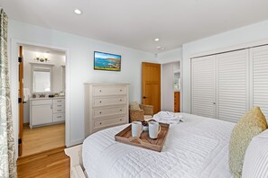 Bedroom #1 - King Bed, TV, En-Suite Bath with a Shower