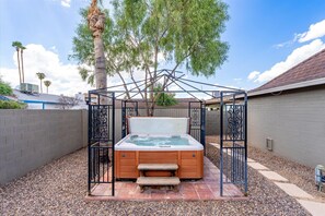 Hot tub for those cooler nights