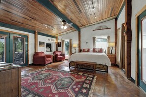 Sink into the king bed for a luxurious night's sleep