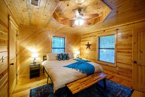King beds in both bedrooms, this room is the primary en suite.