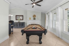 Billiard Room - enjoy a game of pool with the family