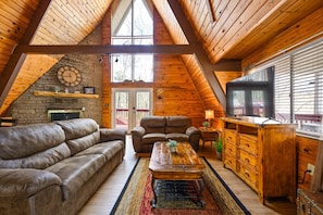 Indoors, Furniture, Living Room, Hardwood, Couch