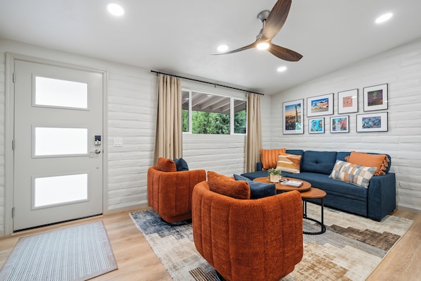 Living Room with pull-out Twin Bed