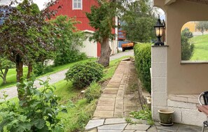 outside