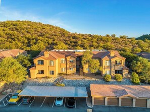 Mountain views surround you and wildlife is abundant.