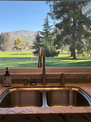View from kitchen sink