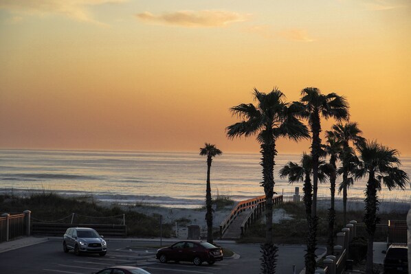 Ocean view from balcony