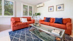 Sunlight-filled living space
