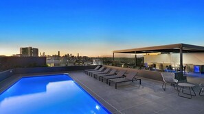 Sunsets by the pool
