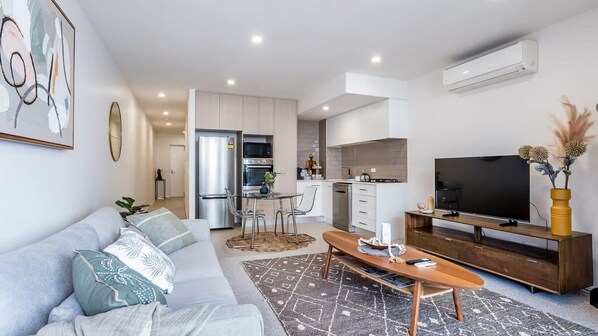 Stylish open-plan