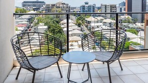 Unwind in the balcony after a long day