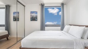Beautiful sky views from the windows will greet you everytime