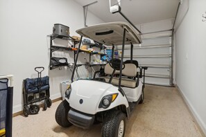 Golf Cart for Your Use Located in the Garage (signed contract required)