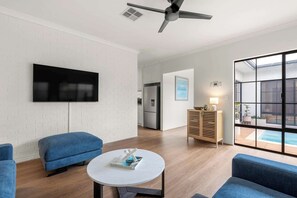 55" TV area