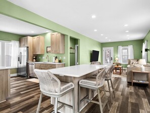 Kitchen island. 