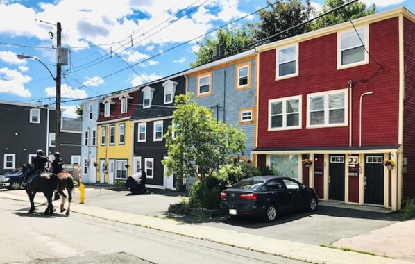 This postcard-perfect street is quiet, yet close to downtown & a beautiful park