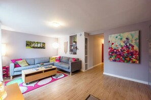 Bright living room for relaxing in