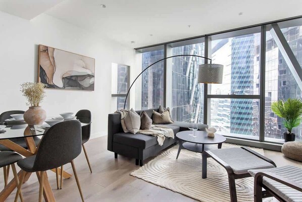 A modern & luxurious interior.