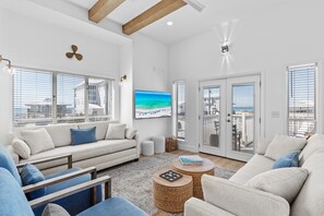 Main Floor with 360° Water Views of Gulf and Oyster Lake