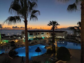 Just one of the fabulous night views from the terrace.