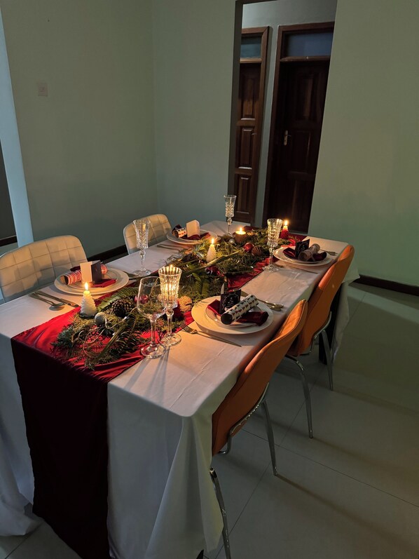 Our Private Chef experience done during Christmas, but available to any guest.