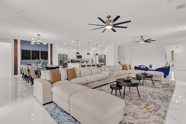 Spacious Group Friendly Layout