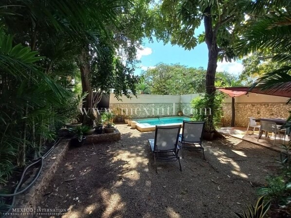 Pool in garden