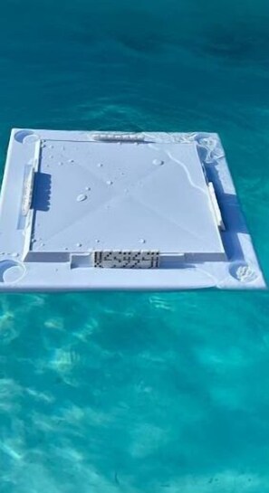 Floating domino table!
You will have fun with this game and several others.