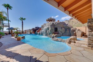 Heated Pool | Waterslide