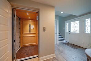 View from the property's elevator
