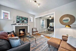 Spacious and stylish living room