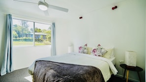 Sunlight flows through the room