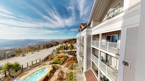 view from the balcony