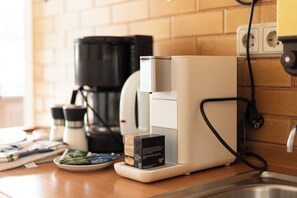 Kaffe och/eller kaffebryggare