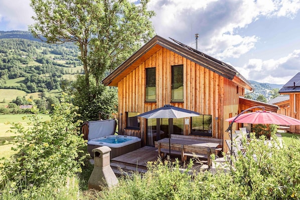 Utendørs boblebad