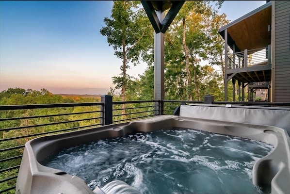 Bain à remous extérieur