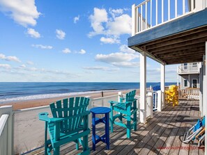 Partially Covered Sun Deck Along Oceanfront