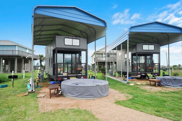 Surfside Serenade ~ tiny house #3 ~ is perfect for a couples retreat