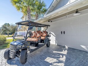 A 6-Passenger Golf Cart is INCLUDED!