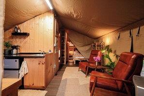 Evergreen Tent Interior