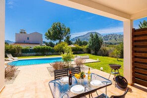 Sheltered terrace area