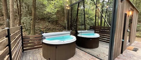 Bain à remous extérieur