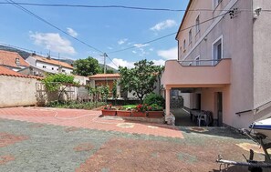 outside