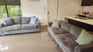 Spacious lounge sits 6 comfortably
