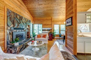 Living Room w/ Fireplace