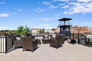Shared rooftop with endless views of Charleston and the Ravenel Bridge!