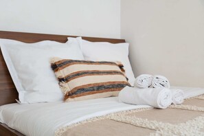 All bedding and linens are provided and you'll find the bed made on arrival