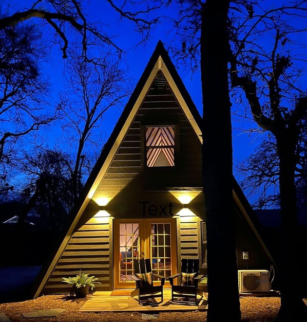 Exterior at night