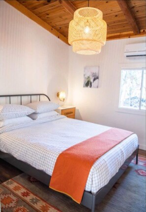 Bedroom has a dedicated mini split. 